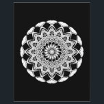 mandala colouring page<br><div class="desc">Black and White Adult Colouring Mandala</div>