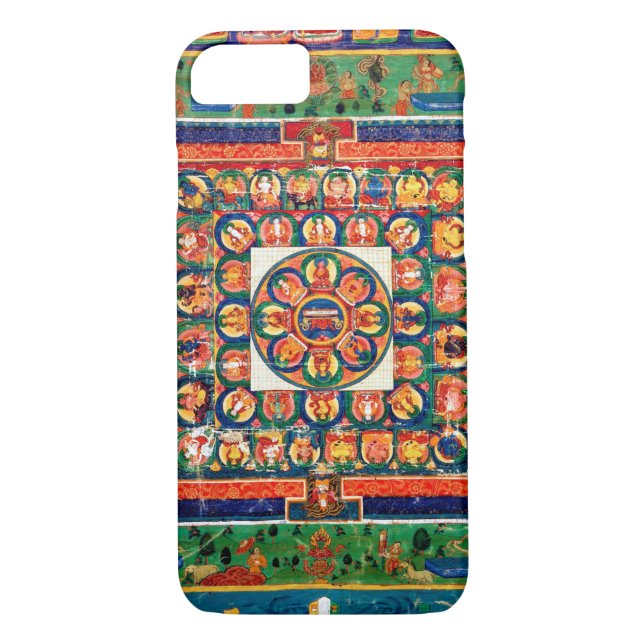 Mandala Cosmic Diagram for Meditation Case-Mate iPhone Case (Back)