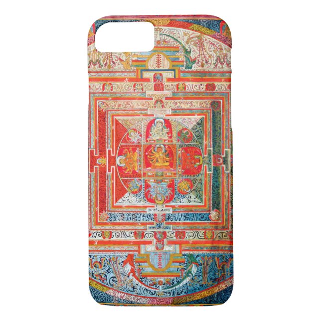 Mandala Cosmic Diagram for Meditation Case-Mate iPhone Case (Back)