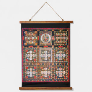 Mandala Cosmic Diagram for Meditation Hanging Tapestry