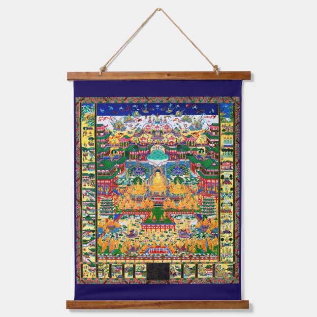 Mandala Cosmic Diagram for Meditation Hanging Tapestry (Front)