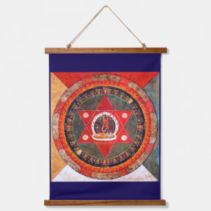 Mandala Cosmic Diagram for Meditation Hanging Tapestry