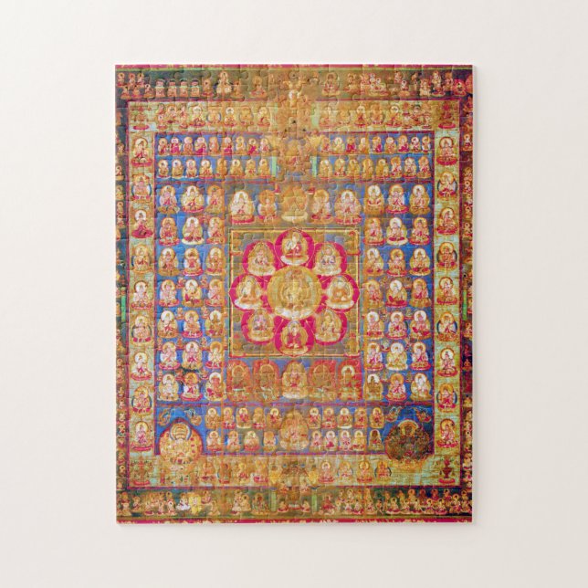 Mandala Cosmic Diagram for Meditation Jigsaw Puzzle (Vertical)