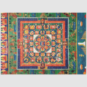 Mandala Cosmic Diagram for Meditation Tissue Paper
