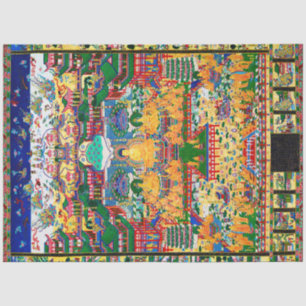 Mandala Cosmic Diagram for Meditation Tissue Paper