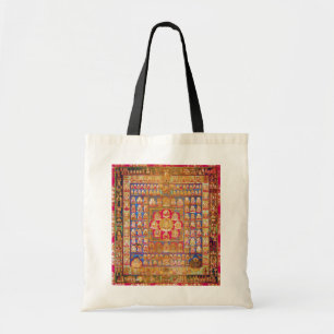 Mandala Cosmic Diagram for Meditation Tote Bag