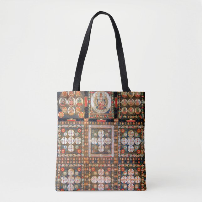 Mandala Cosmic Diagram for Meditation Tote Bag (Front)