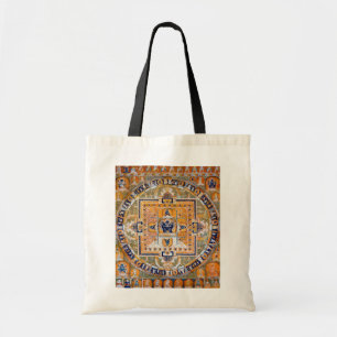 Mandala Cosmic Diagram for Meditation Tote Bag