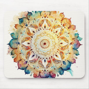 Mandala Cosmic Visionary Art Mouse Pad