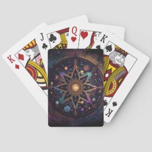 Mandala Cosmic Visionary Art Playing Cards