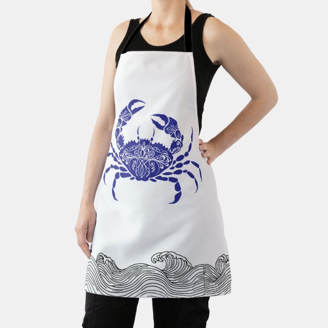 Mandala Crab Apron (Insitu)