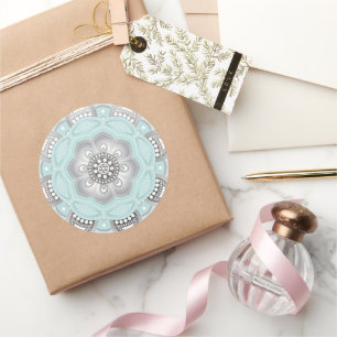 Mandala Creation, all points for one 1 Classic Round Sticker