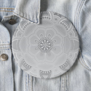 Mandala Creation, all points for one 3 6 Cm Round Badge