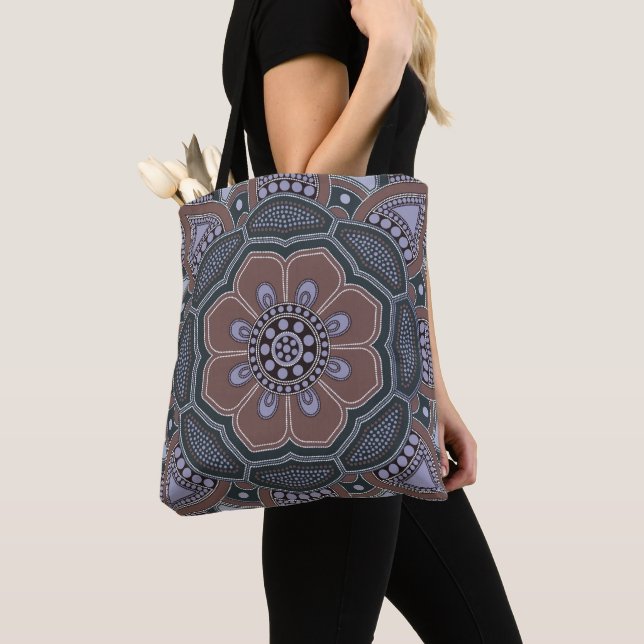 Mandala Creation, all points for one 6 Tote Bag (Close Up)