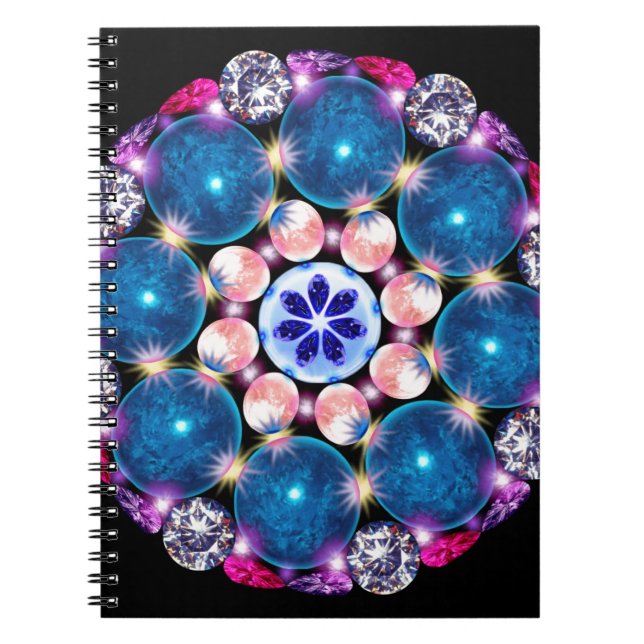 Mandala Crystal Earth Notebook (Front)