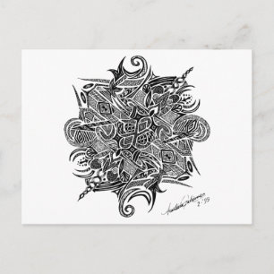 Mandala   Customisable Postcard