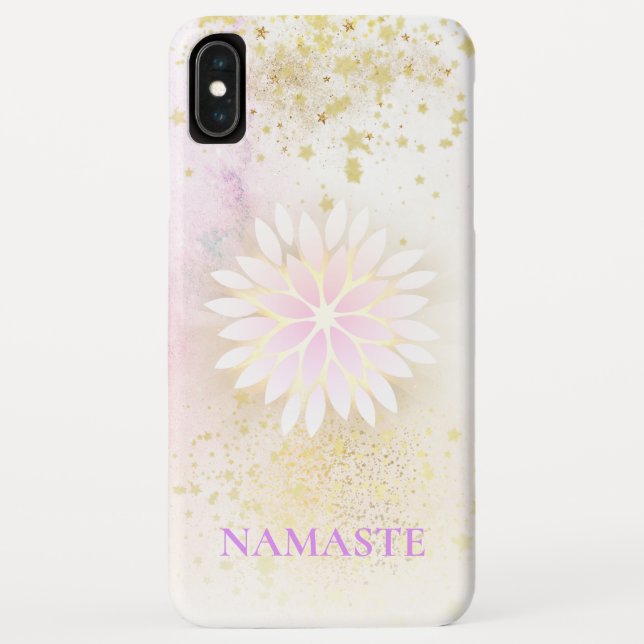 *~* Mandala Dahlia Pastel Lavender Peach AP2 Case-Mate iPhone Case (Back)