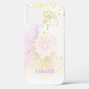 *~* Mandala Dahlia Pastel Lavender Peach AP2 iPhone 12 Case