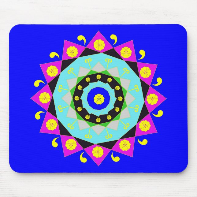 Mandala:Decorative Mouse Mat (Front)
