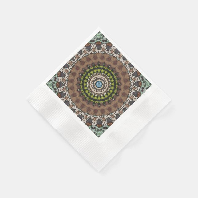 Mandala Decorative  Napkin (Corner)