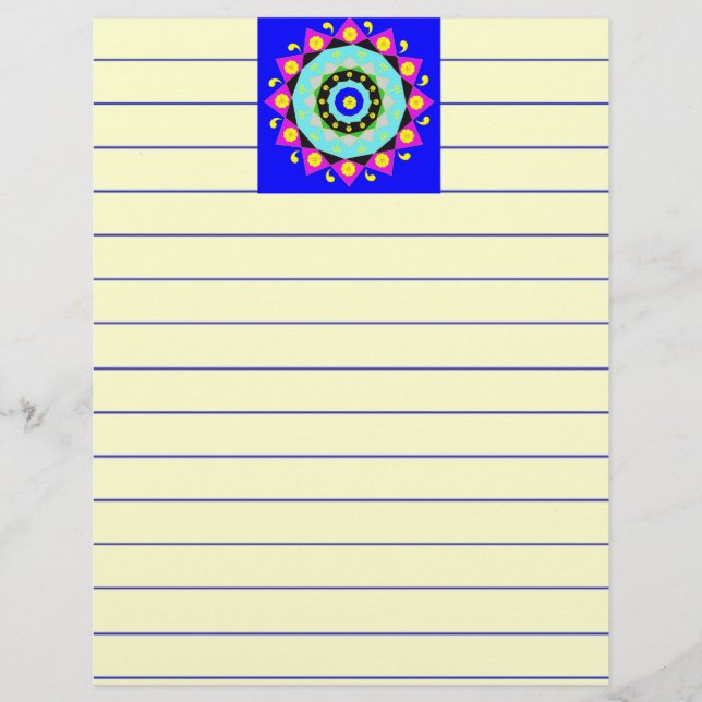 Mandala:Decorative Stationery (Front)