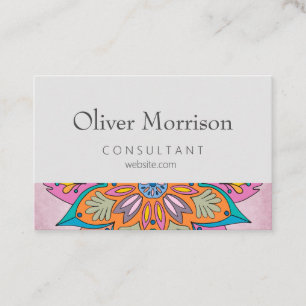 Mandala Decorativo de la India Loyalty Card