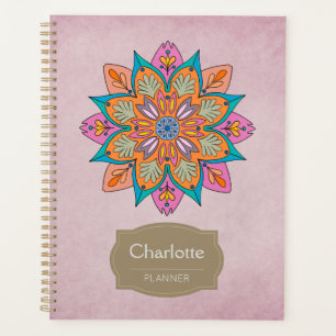 Mandala Decorativo de la India Planner