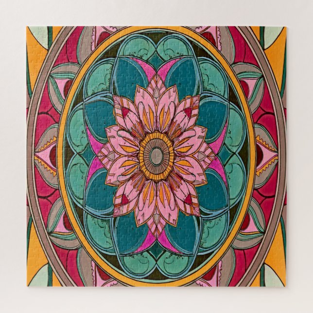 Mandala design jigsaw puzzle (Vertical)