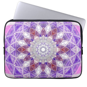 mandala design laptop sleeve