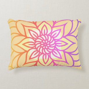 Mandala Design Light colour Decorative Cushion