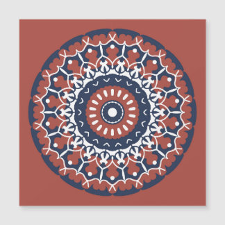 Mandala Design Magnetic Card