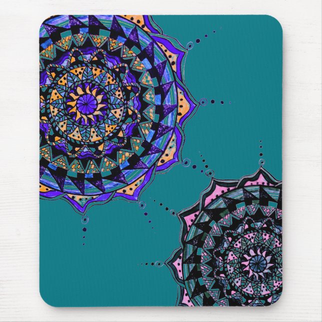 Mandala Design Mouse Mat (Front)