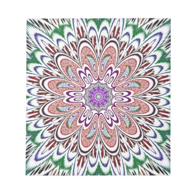  mandala design notepad (Front)
