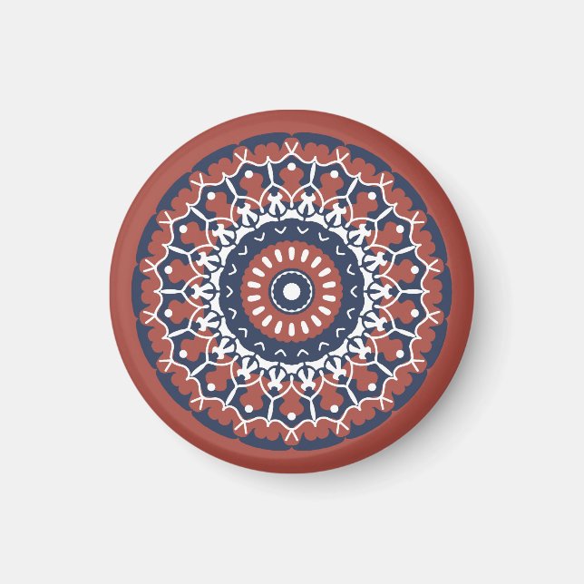 Mandala Design Ornament magnet (Front)
