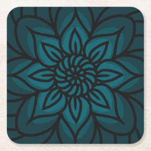 Mandala Design Paper Coaster