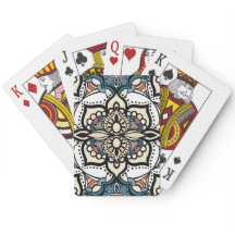 Mandala Design Playing Cards