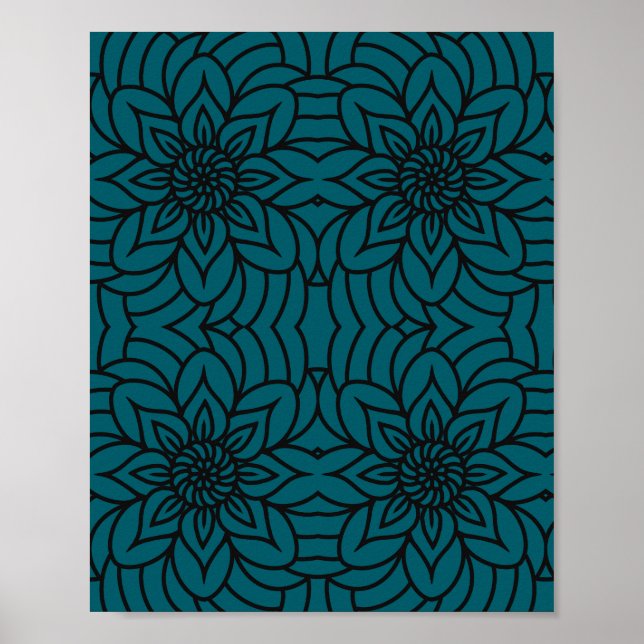 Mandala Design Print, Value Poster Paper (Matte) (Front)