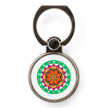 Mandala Design Ring Holder
