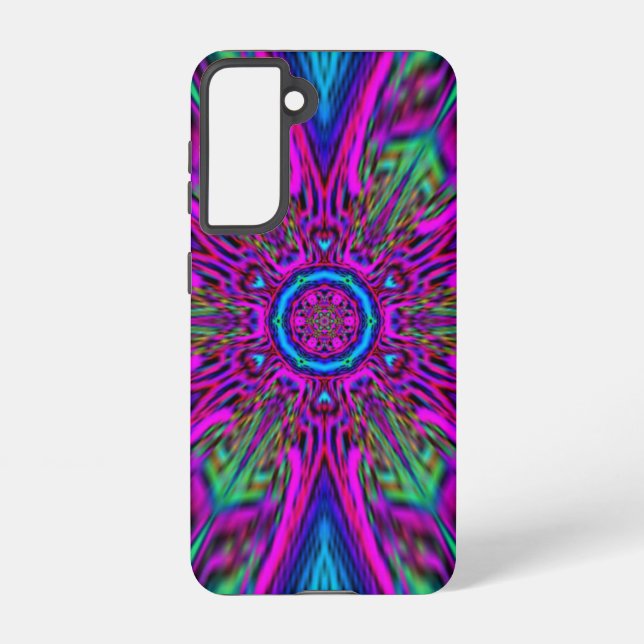  mandala design samsung galaxy s21 case (Back)