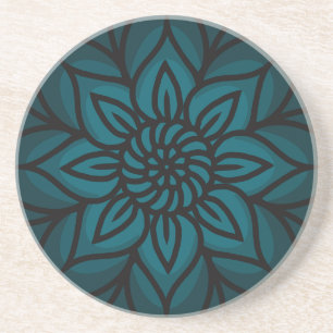 Mandala Design Sandstone Coaster