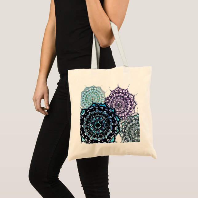 Mandala Design Tote Bag (Front (Product))