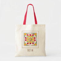 Mandala Design with Custom Typography Just Be