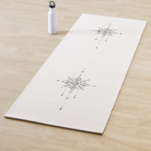 Mandala-designed personalizable yogamato