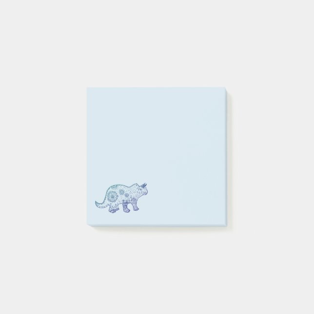 Mandala Dinosaur Art  Post-it® Notes (Front)