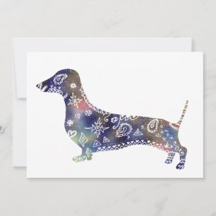 Mandala Dog  Postcard