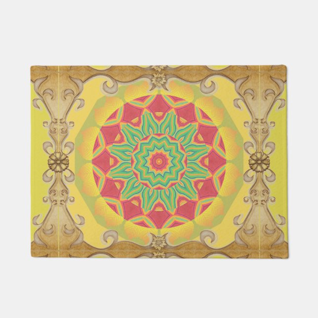 Mandala Door Mat (Front)