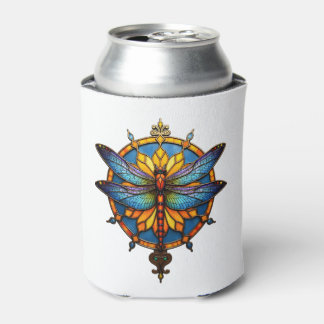 Mandala Dragonfly Luminous Sacred Geometry Spiritu Can Cooler