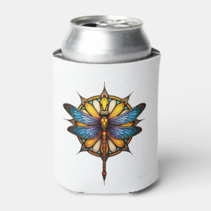 Mandala Dragonfly Luminous Sacred Geometry Spiritu Can Cooler