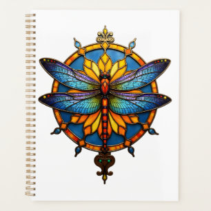 Mandala Dragonfly Luminous Sacred Geometry Spiritu Planner