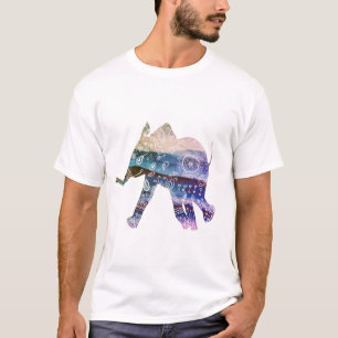 Mandala elephant art drawing T-Shirt